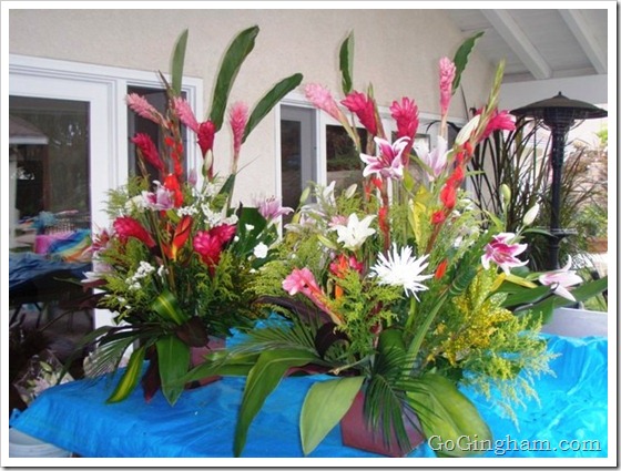 DIY Flower Arranging - Go Gingham Style